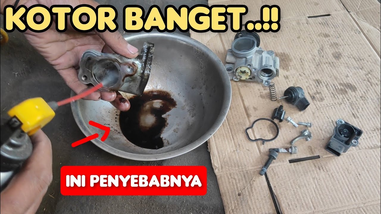 Penyebab Yamaha lexi tdk bisa langsam, lepas gas mati..