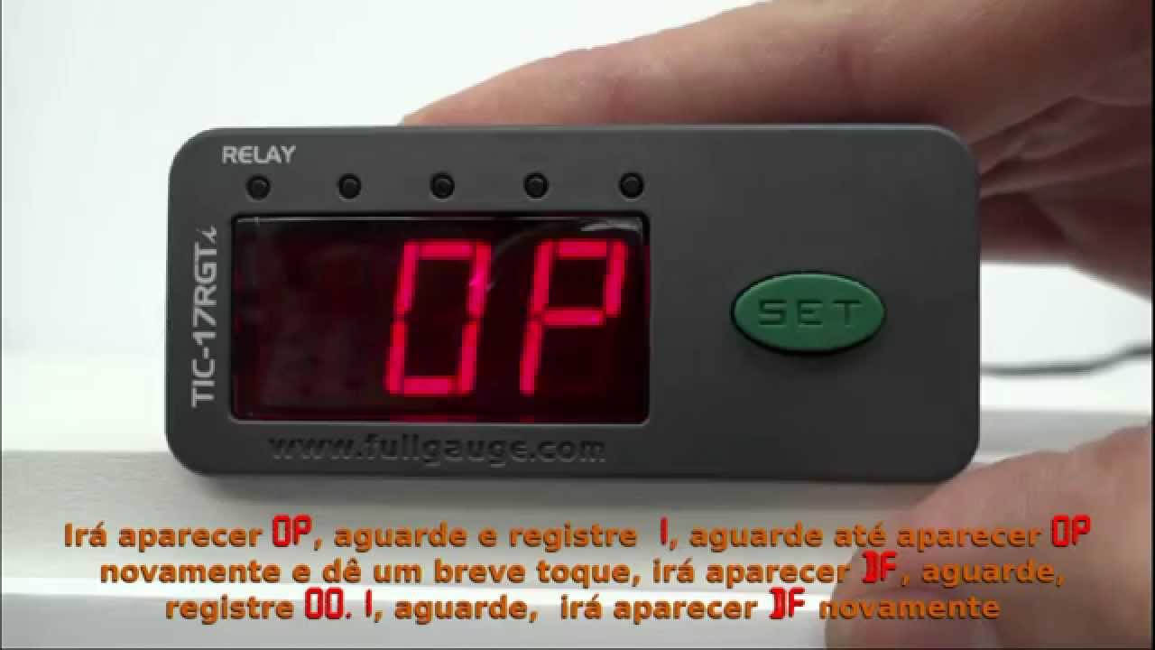 Programação do Controlador TIC17RGT