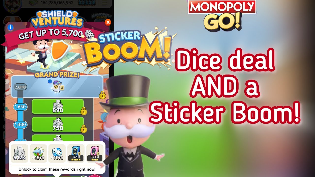 Бросайте кубики с умом: скоро выйдет Dice Deal + Sticker Boom 🎲✨ Осталось 2 дня! #monopolygo #dic...
