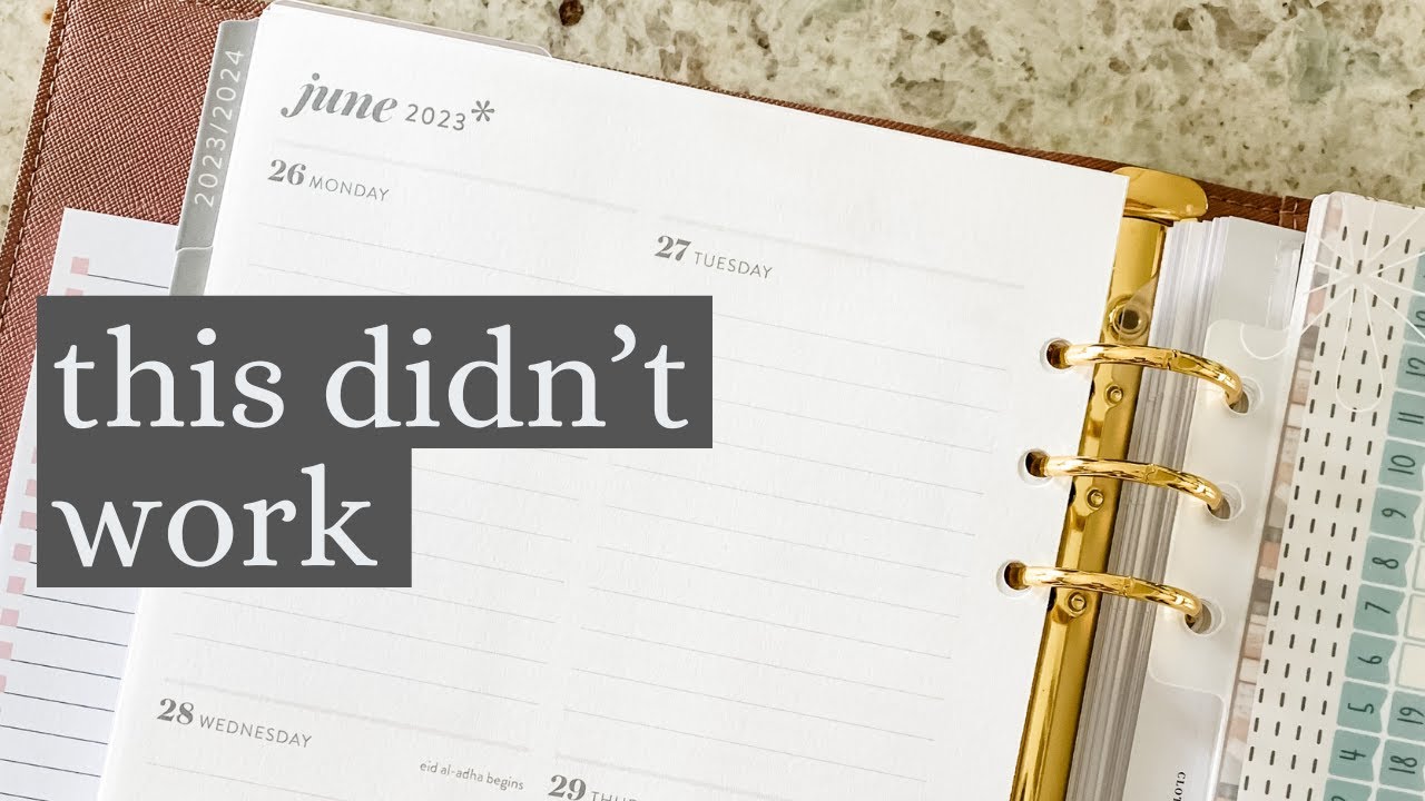 Planner Stack Update: Why I Stopped Using My Erin Condren A5 Ring Agenda + What’s Currently Working