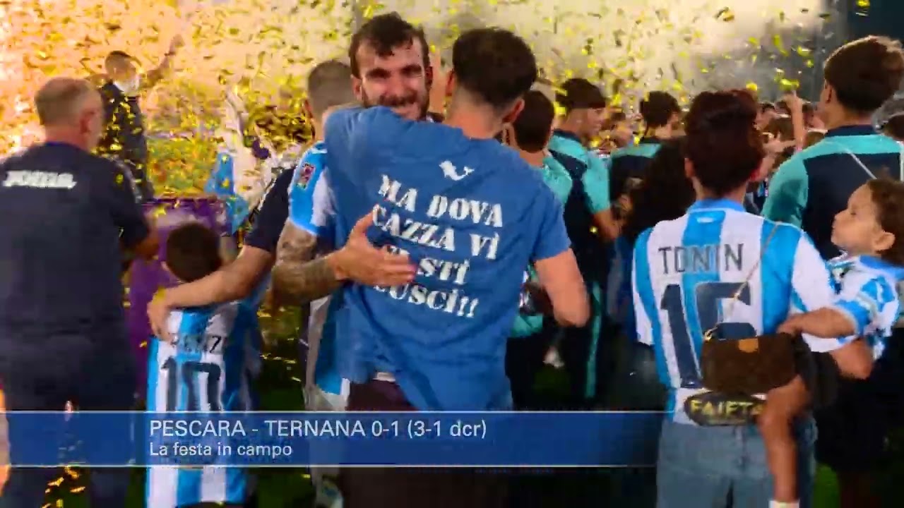 IL PESCARA TORNA IN SERIE B! Pescara - Ternana 0-1 (3-1 dcr): le immagini di festa in campo