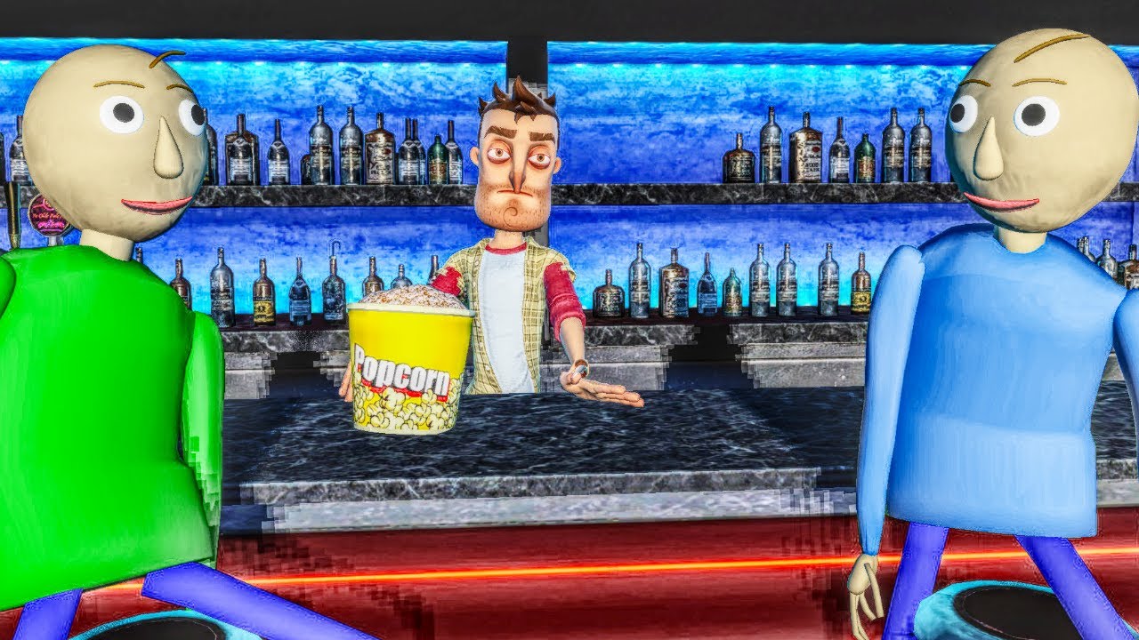 Baldi's Twin Brother Came to Town and Caused A Disaster in Gmod! (Garry's Mod Multiplayer Gameplay)