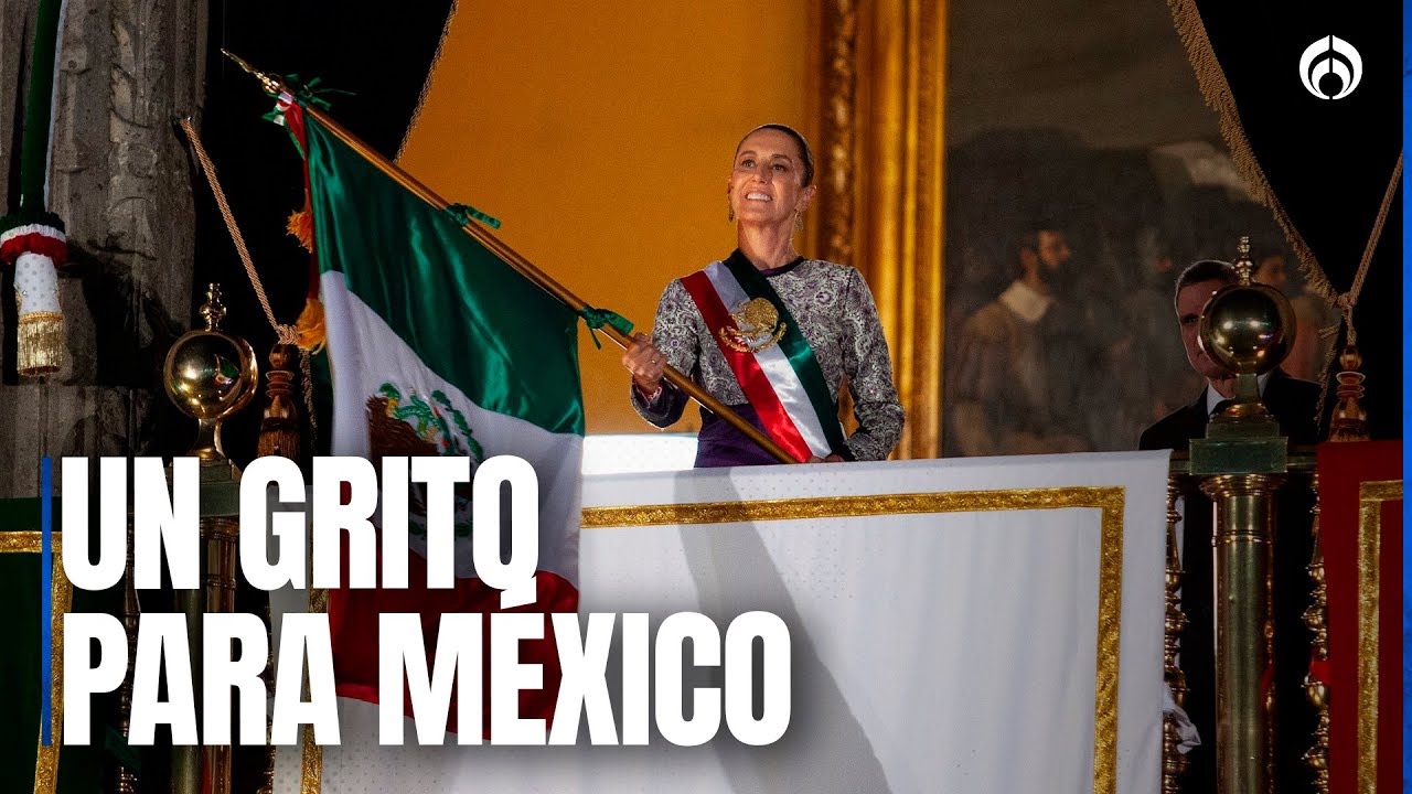 "Viva Josefa Ortiz": Así fue el primer grito de Claudia Sheinbaum como presidenta
