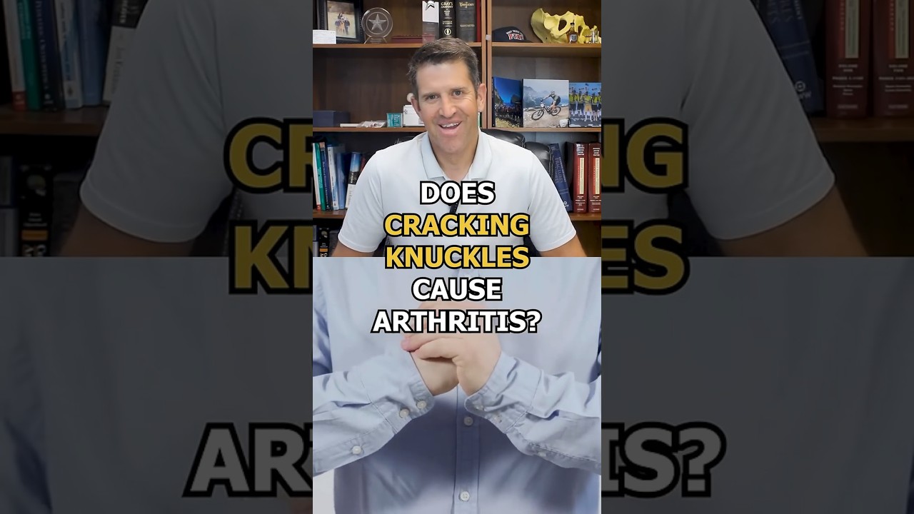 Does Cracking Knuckles Cause Arthritis? | Dr. Christian Sybrowsky