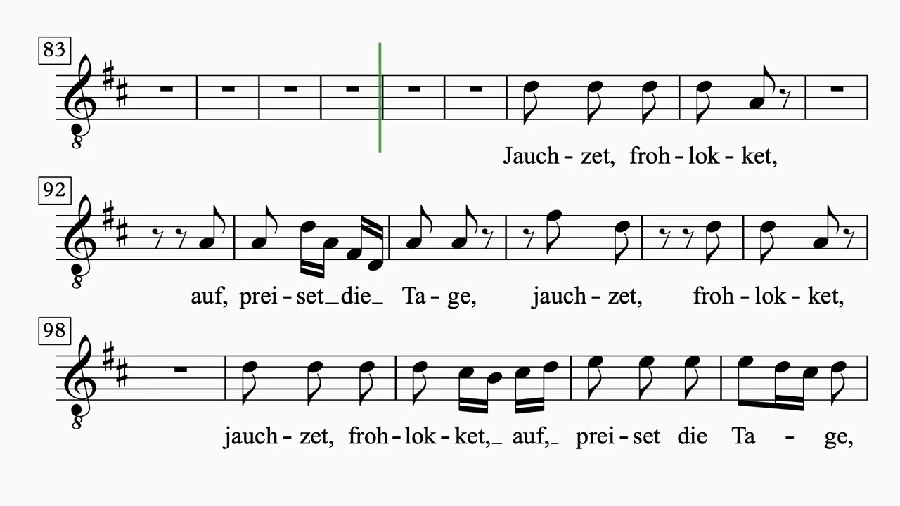 Weihnachtsoratorium - 01. Jauchzet frohlocket (tenor)