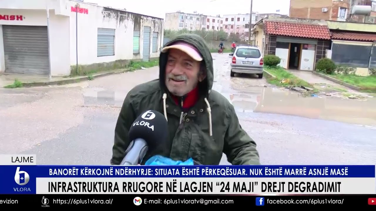 Infrastruktura rrugore në lagjen 