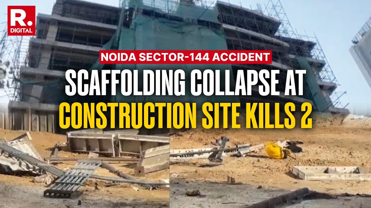 Noida Sector-144 Accident: 2 labourers Dead, 1 Injured in Construction Site as Scaffolding Collapses