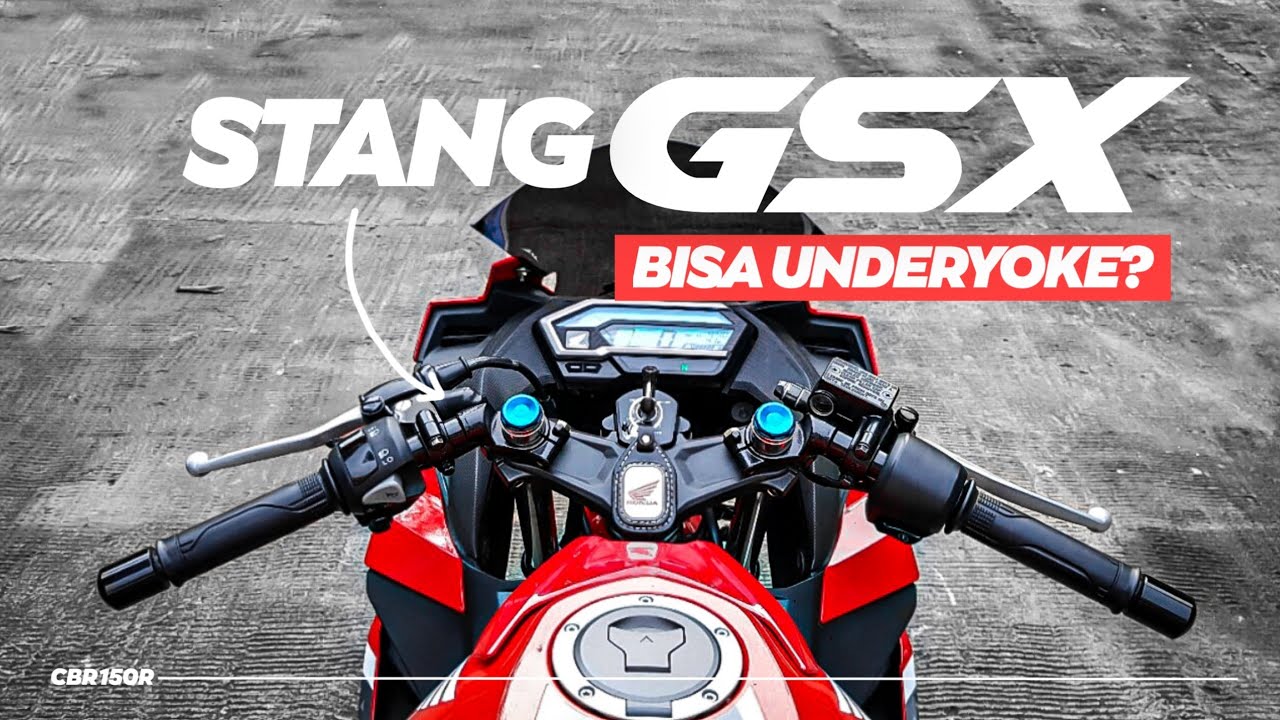 GANTI STANG CBR150R PAKAI STANG GSXR150 | #7