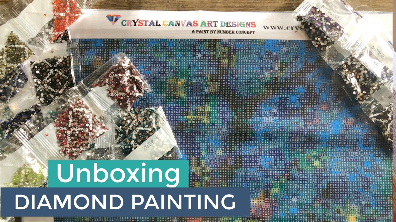 CRYSTAL CANVAS ART DESIGNS unboxing: Tree of life - Laura Zollar