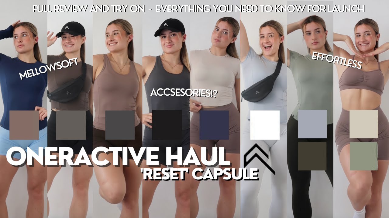 ONERACTIVE TRY ON HAUL | the 'RESET' capsule