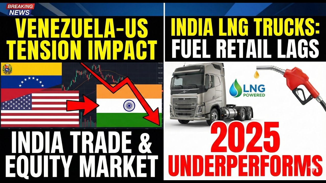 Will US-Venezuela Tension Hit Nifty? + The LNG Truck Reality Check | Stock Market updates...