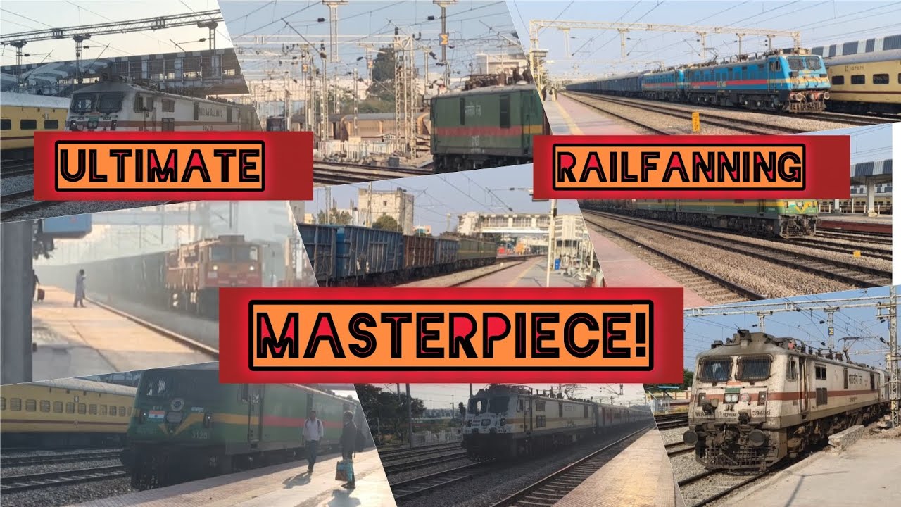 RAILFANNING AT CHARLAPALLY!!!!