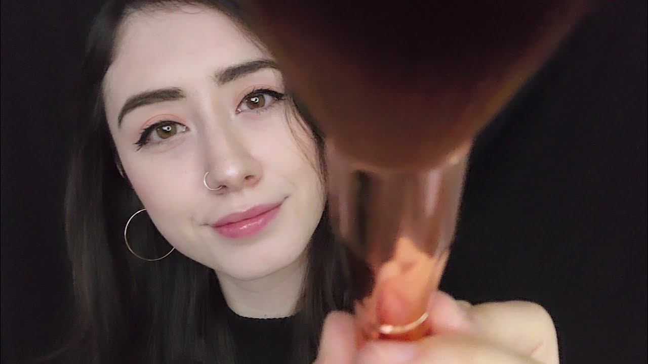 ASMR | Face Brushing with Layered Brushing Sounds for Sleep (No Talking)
