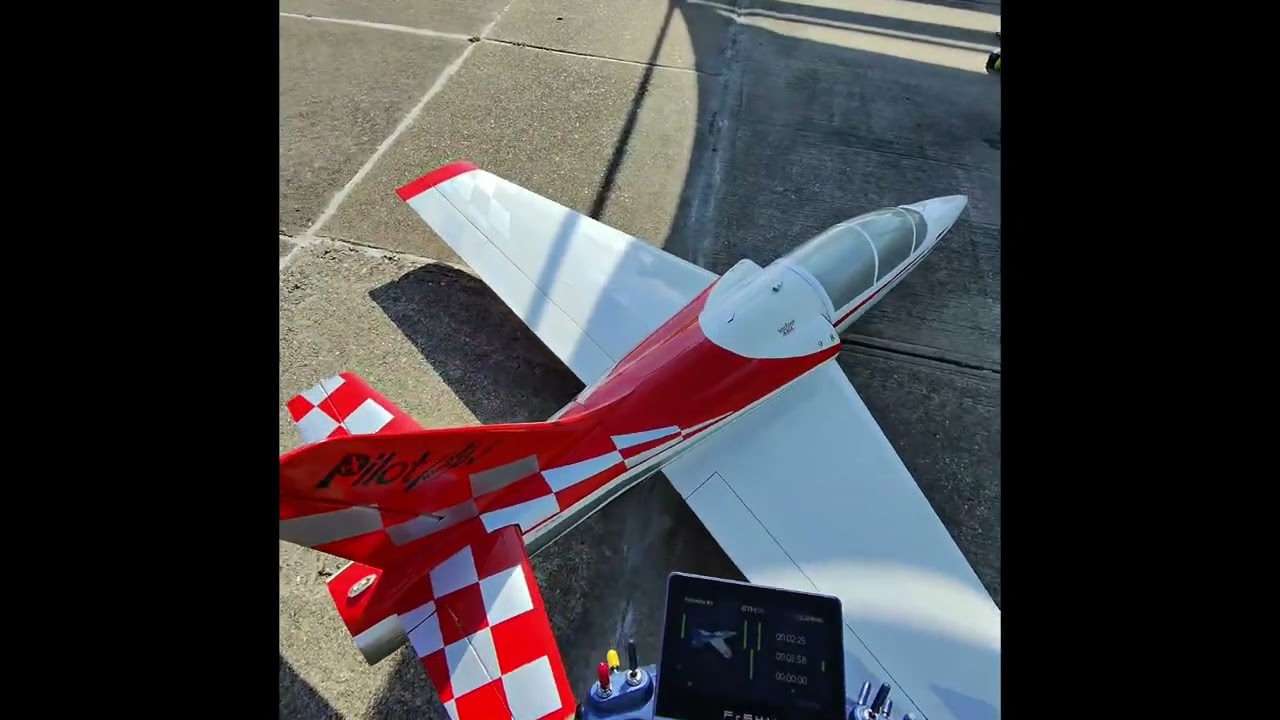 Pilot Rc Dolphin turbine  jet #rclife #rcplane #aviation 