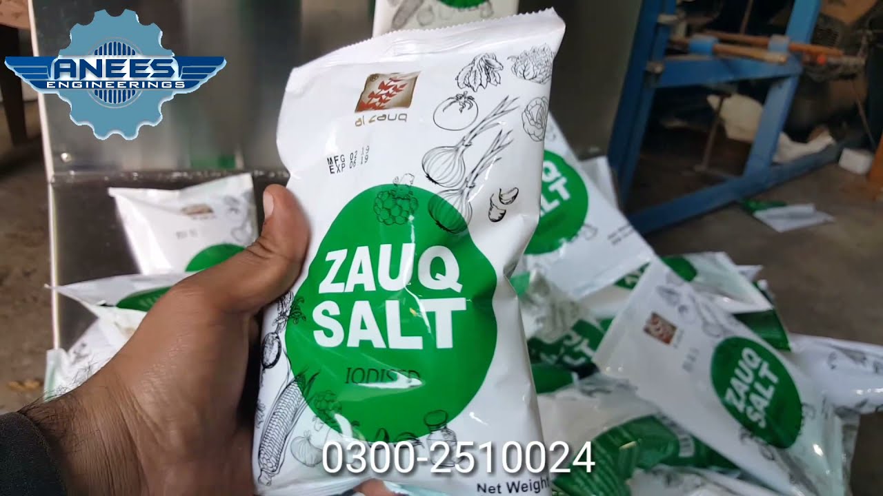 Automatic 1kg & 1/2kg Salt Packing Machine | Delivered to Lahore | Salt business idea