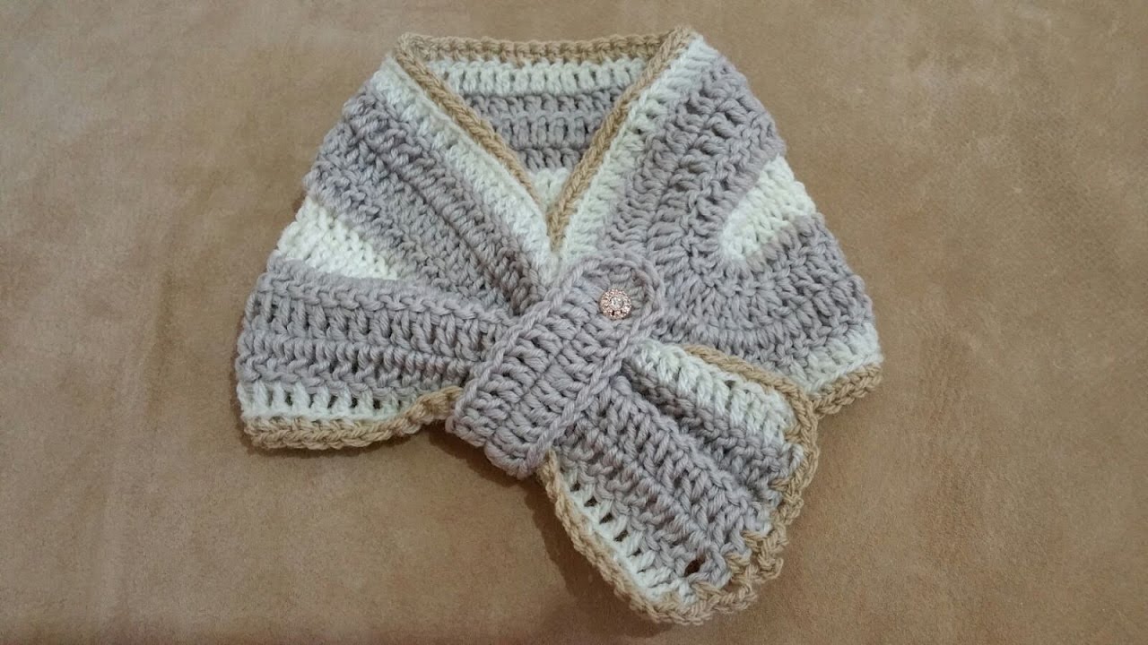 scaldacollo  bimba uncinetto/bufanda del ganchillo del bebé/baby crochet scarf