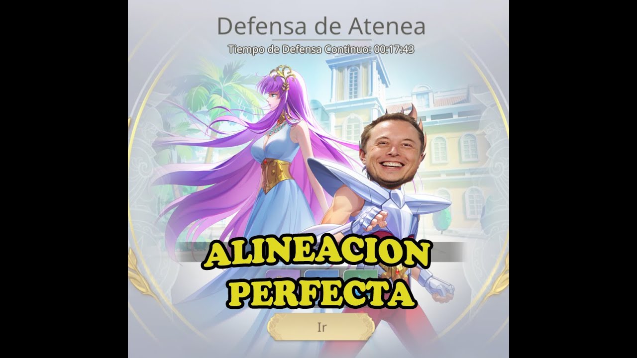 SAINT SEIYA EX , MEJOR ALINEACION PARA SUBIR DEFENSA DE ATENEA Y TORRE DEL ESPECTRO