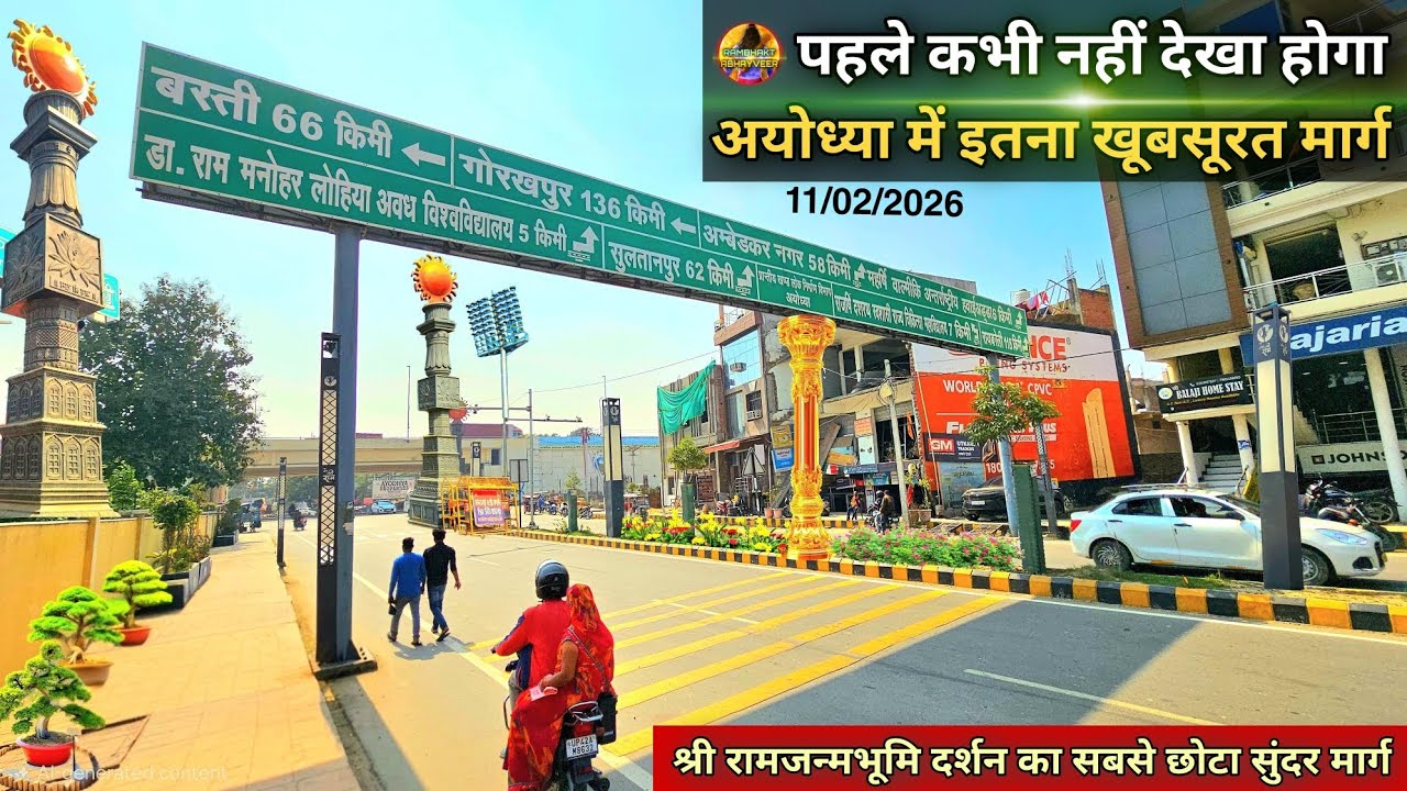पहले कभी नहीं देखा अयोध्या में इतना खूबसूरत मार्ग New Update|Rammandir|Ayodhya development projects