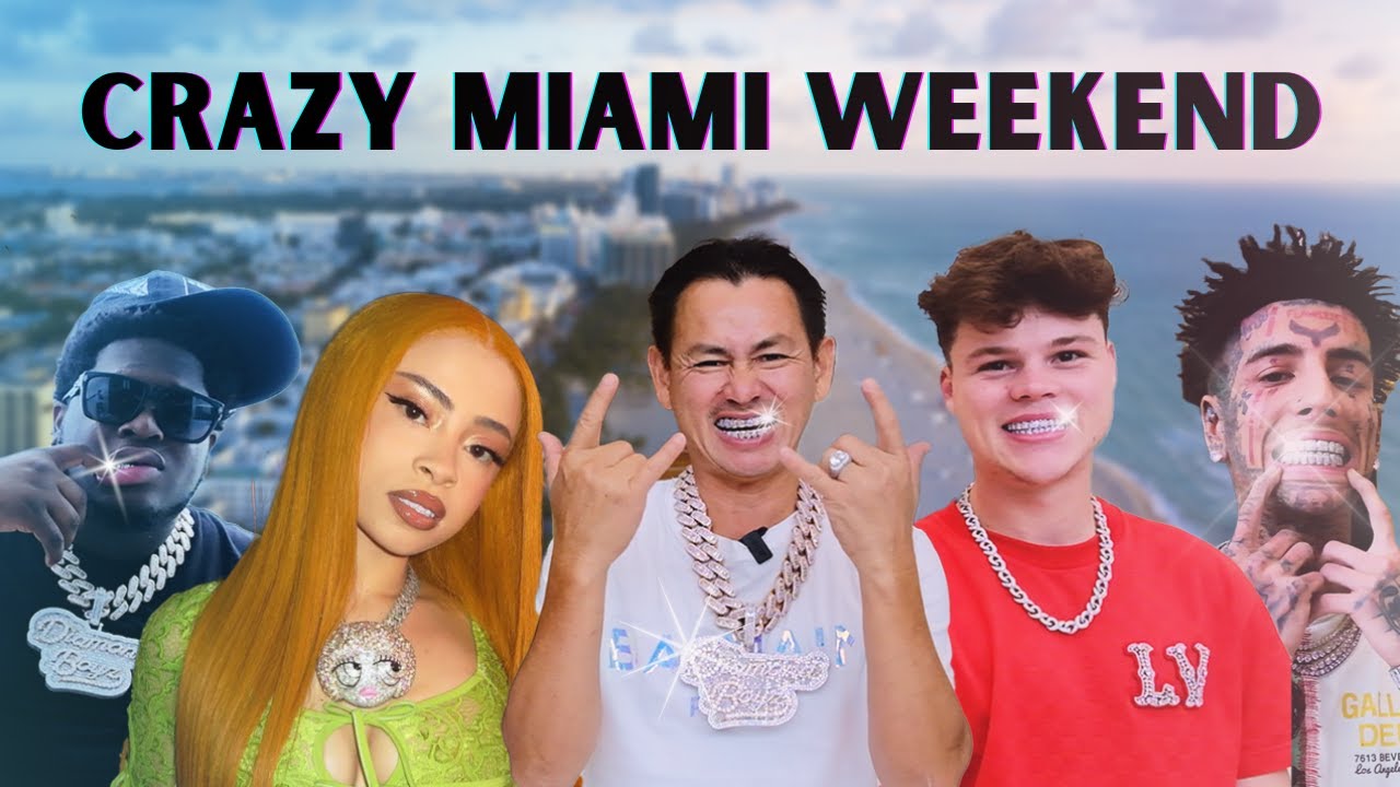 MIAMI VLOG  (ICE SPICE, CASH COBAIN, 2CHAINZ, JACK DOHERTY & ISLAND BOYS)