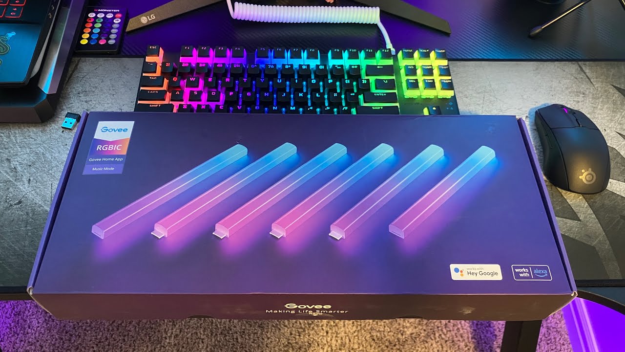 Govee RGBIC Glide Lively Wall Lights Unboxing and Setup ($69)