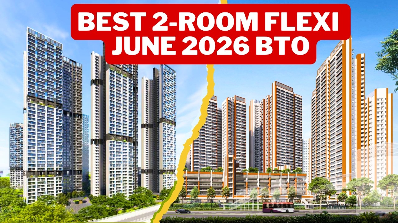 🤯Jun 2026 BTO: BEST 2-Room Flexi Type 1 & 2 - Singapore HDB Review