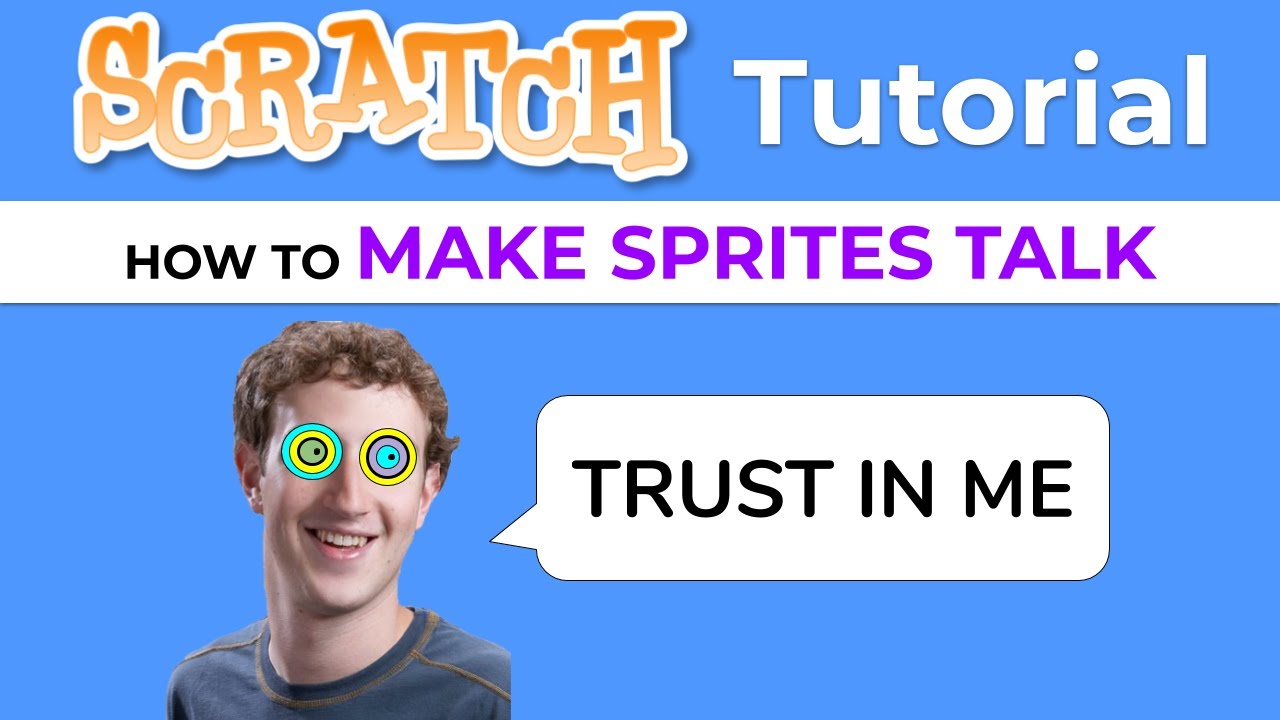 Scratch — Как заставить спрайты говорить
