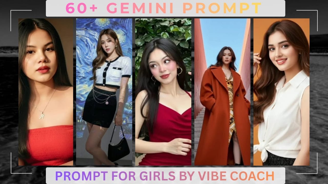 60+ VIRAL Gemini Image Prompts Every Girl Is Using ✨📸 #gemini #geminiprompt #imagegeneration