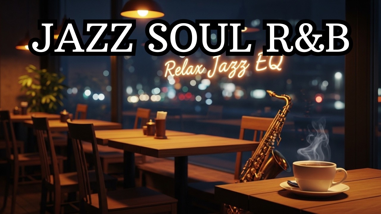 Chill Smooth Jazz & R&B Mix – Cozy Night Coffee Shop Ambience