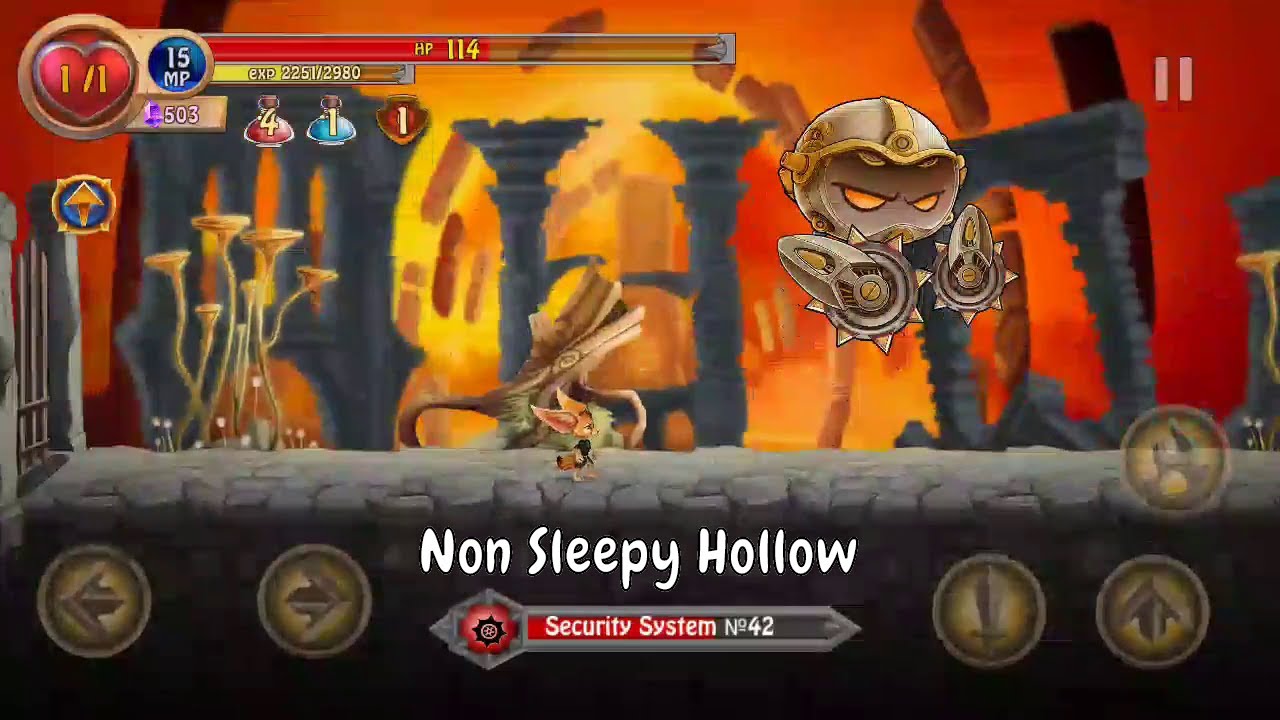 Fin & Ancient Mystery: platformer adventure | Level Non Sleepy Hollow | level 8