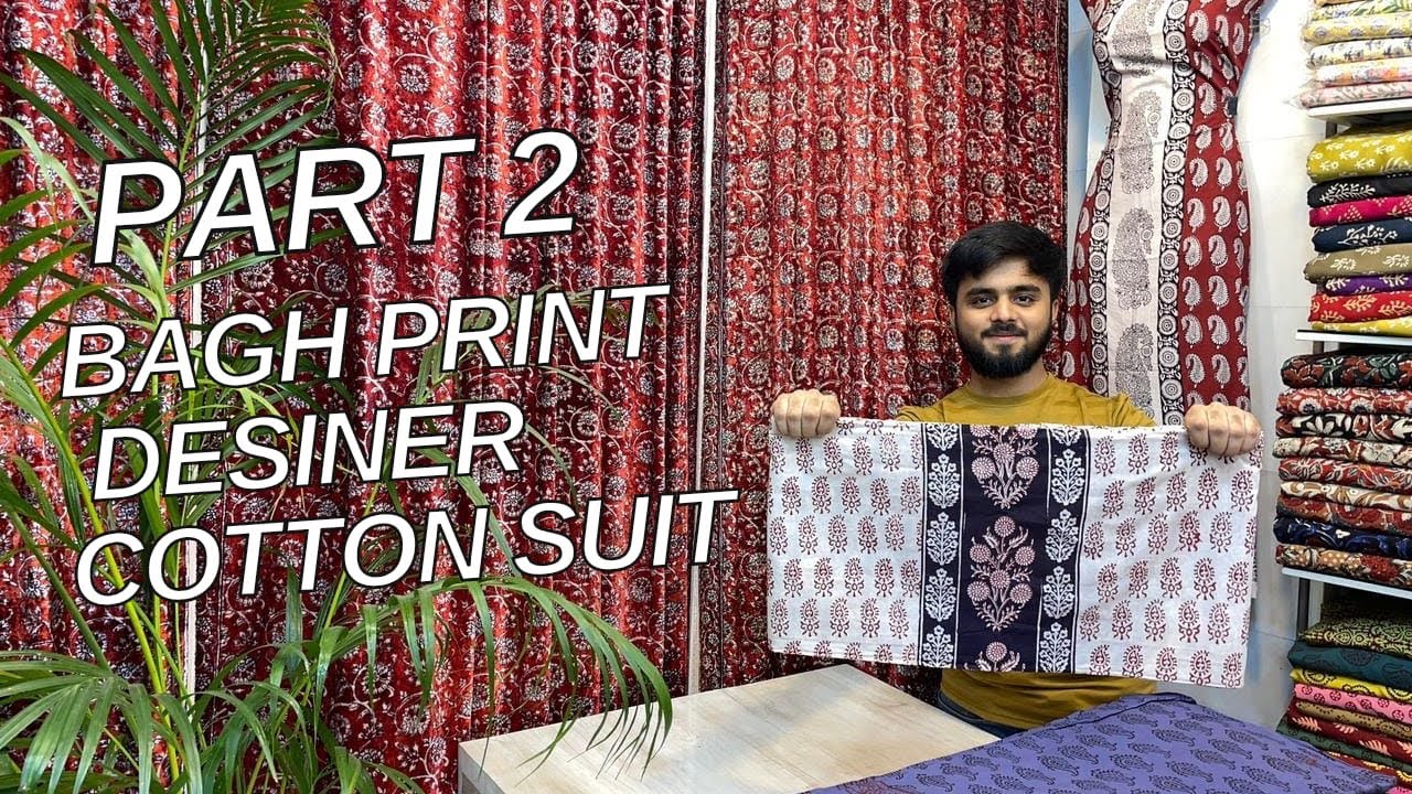 Exclusive Designer Bagh Print Cotton suits (Original Khatri Ji Bagh Print Award winner)