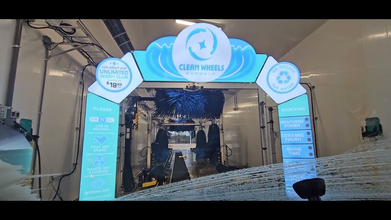 Brand New NCS MacNeil Tunnel - Clean Wheels Car Wash, Henderson NC