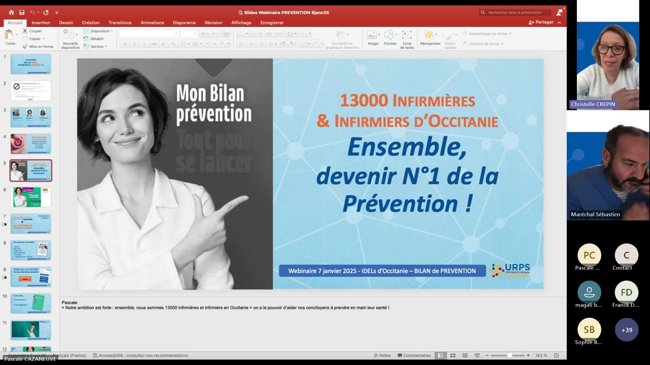 Webinaire Bilan de Prévention 07-01-2025