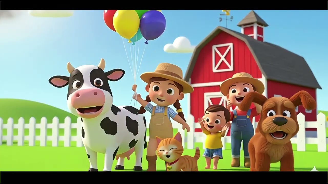 The Farmer In The Dell | Popular Nursery Rhyme for Kids & Toddlers