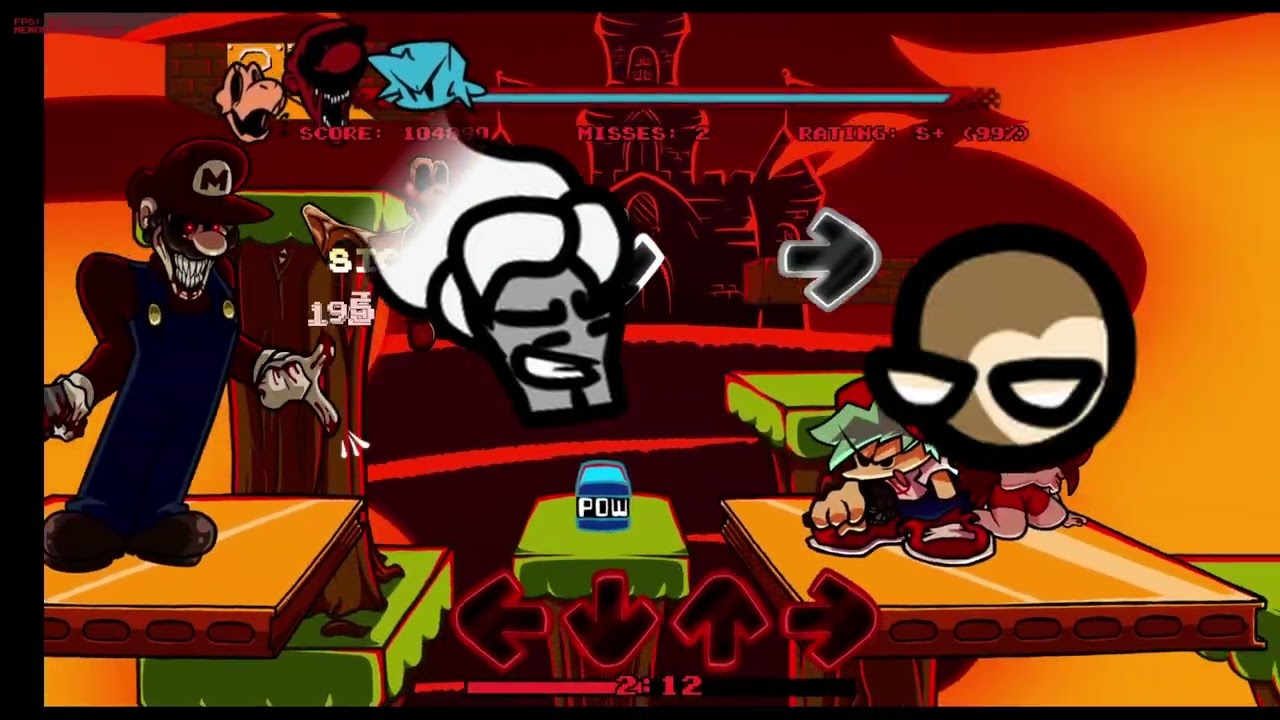 FNF Mario's Madness: Starman Slaughter but the Hypothetical Planets and the Comets sing it