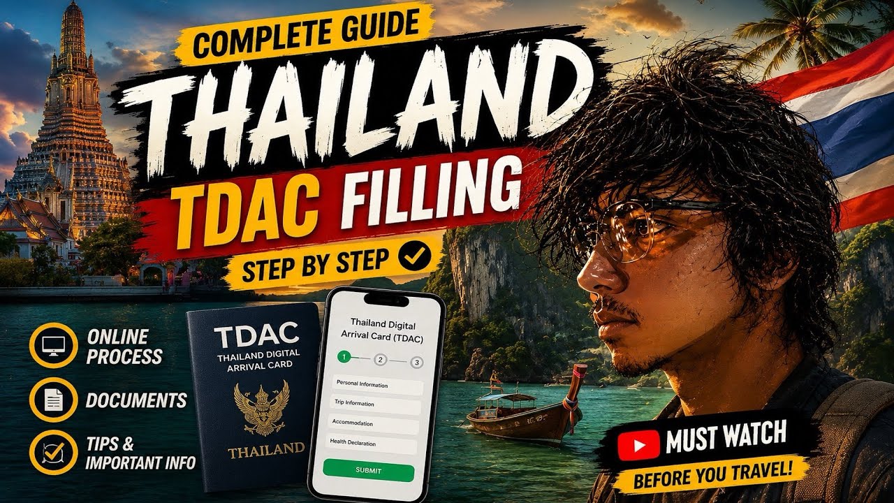 🇹🇭 Thailand TDAC Form Filling Guide 2026 | Step-by-Step Tutorial after New July Rule.