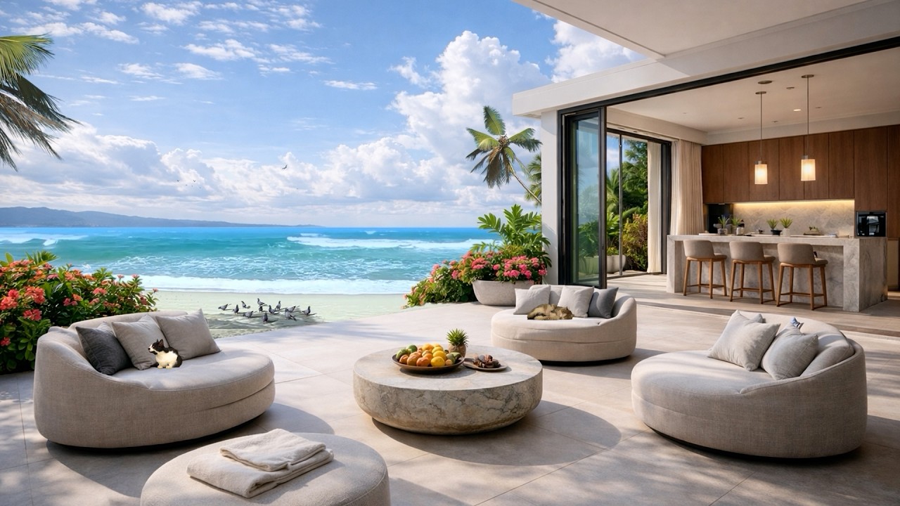 Relaxing Morning Jazz by the Ocean – Soft Melodies for a Calm Mind