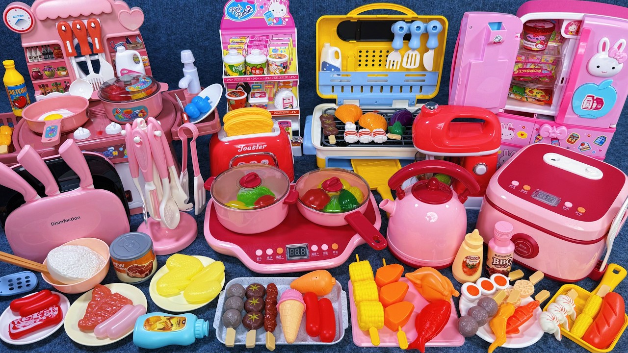 15 Minutes Satisfying with Unboxing Automatic Kitchen Appliance Playset ASMR | Review Toys