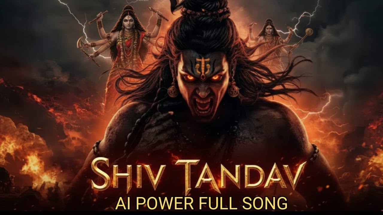 शिव शक्ति का रौद्र तांडव ,POWERFUL SHIVA Tandava Stotram | ai song | ai bhakti song, #aibhaktisong 