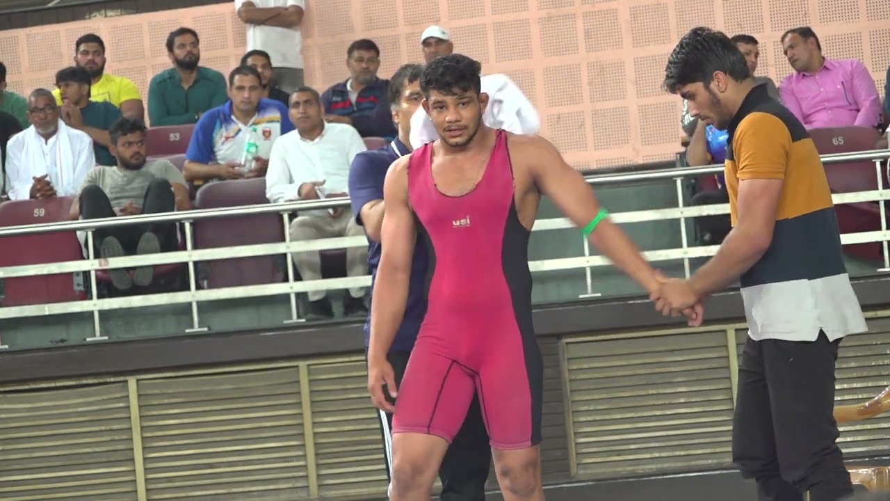 Vicky [ Har ] Vs Jonty Kumar [UP] || 86 KG || Asia Chanpionship Trial || IG Stadium || Delhi ||.....