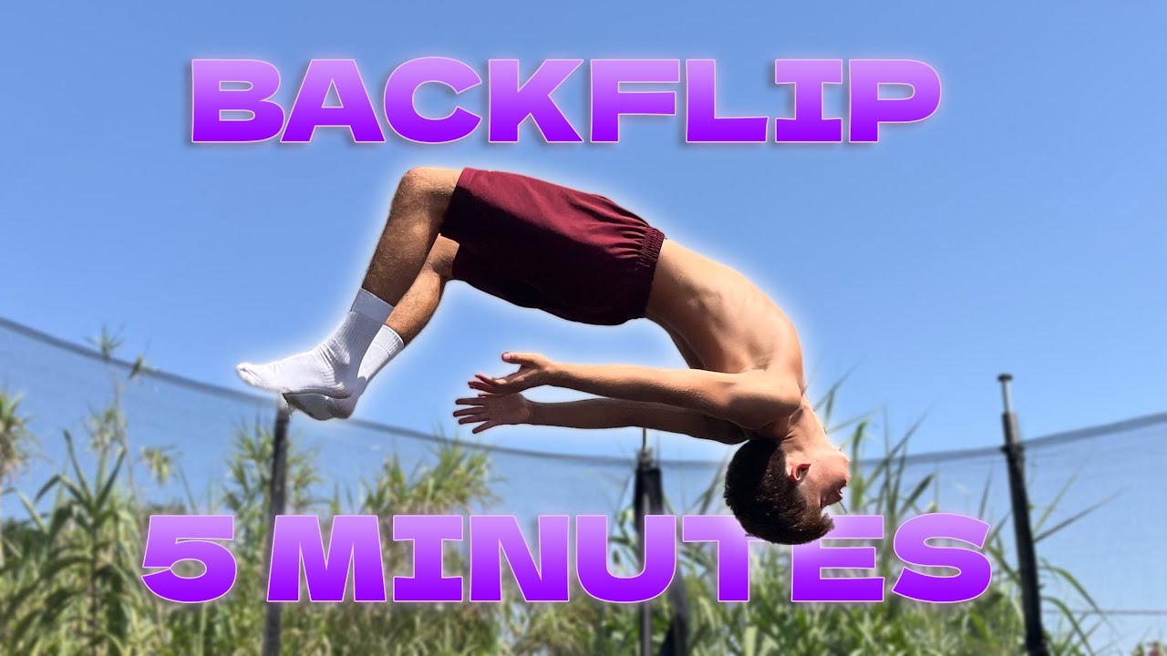 Je fais un BACKFLIP en 5 MIN sans entraînement !!😱