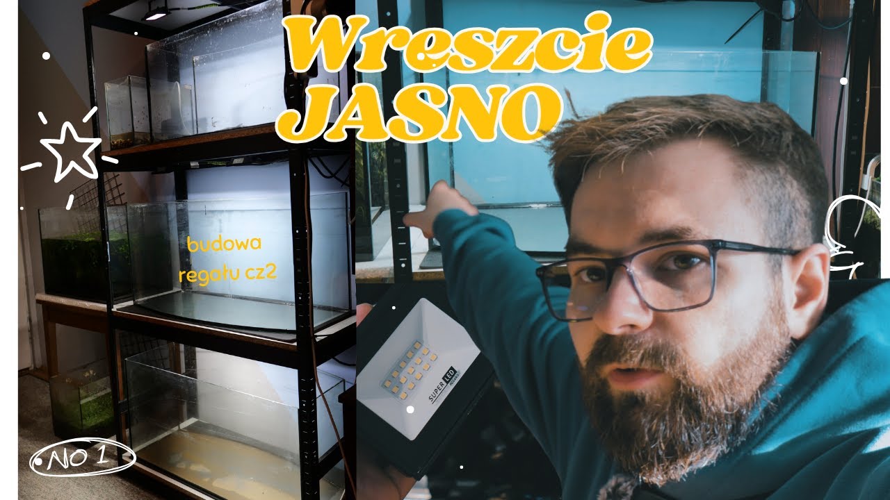 Tanie i Mocne Oświetlenie LED do Regału Akwarystycznego! (Budowa cz.2)