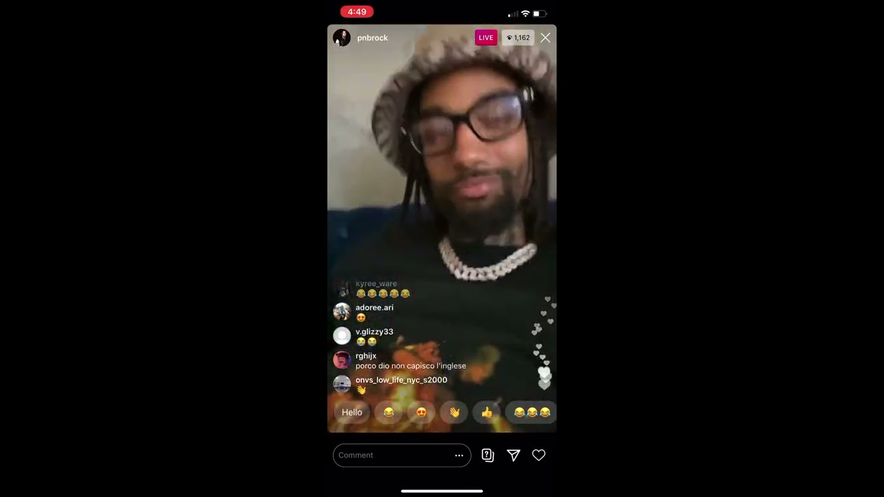 PnB Rock sends a message to all haters to back off him IG Live‼️💯