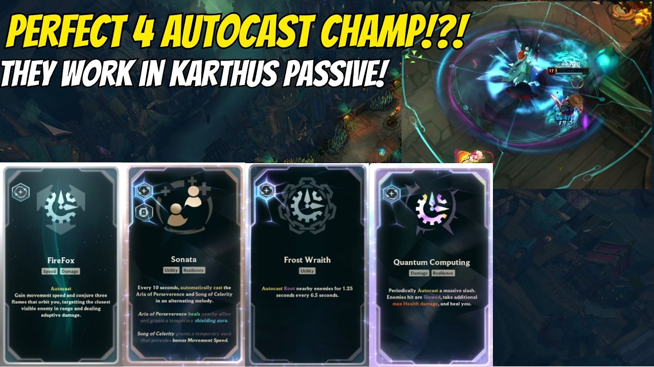 Autocast INSANITY 🔥 4 Autocasts Still Firing in Karthus Passive