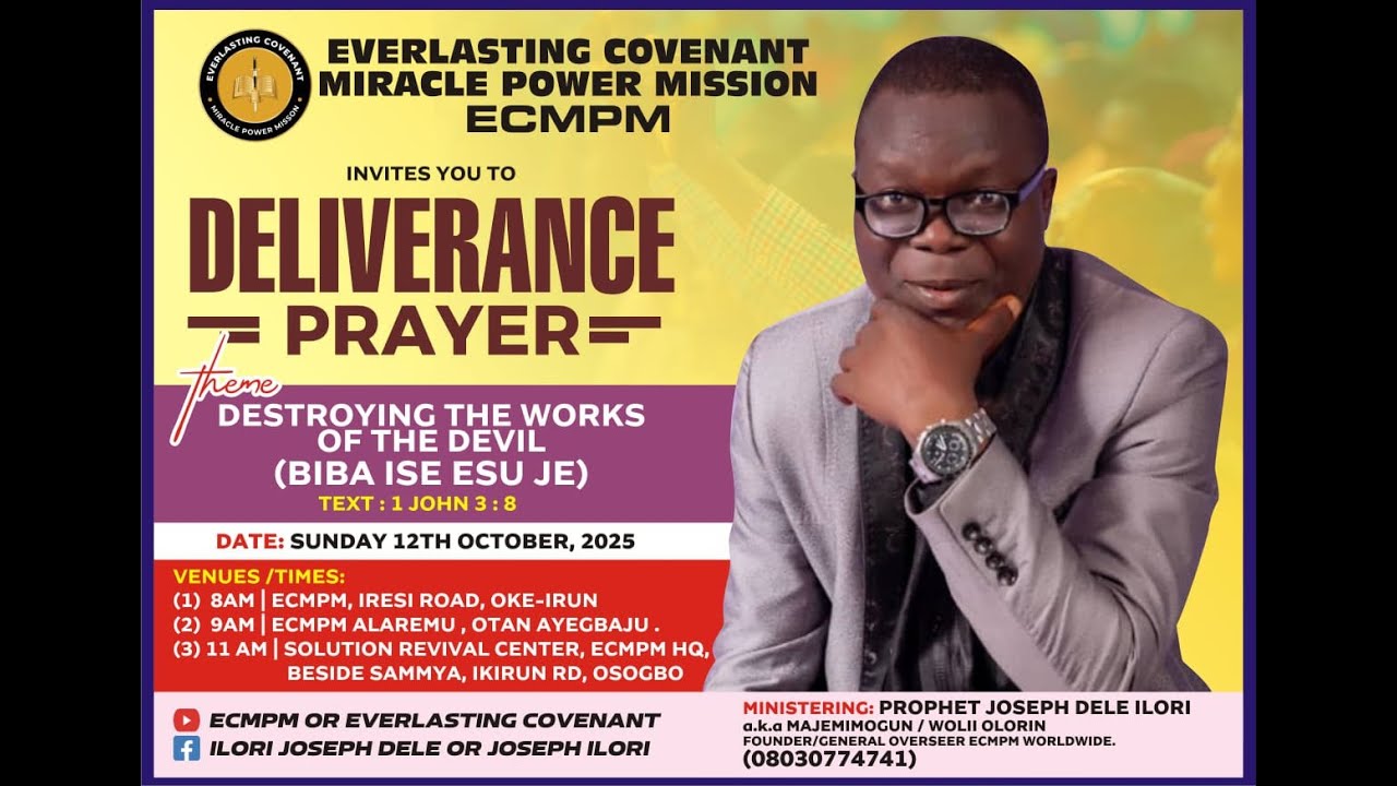DELIVERANCE PRAYER @  SOLUTION CENTRE