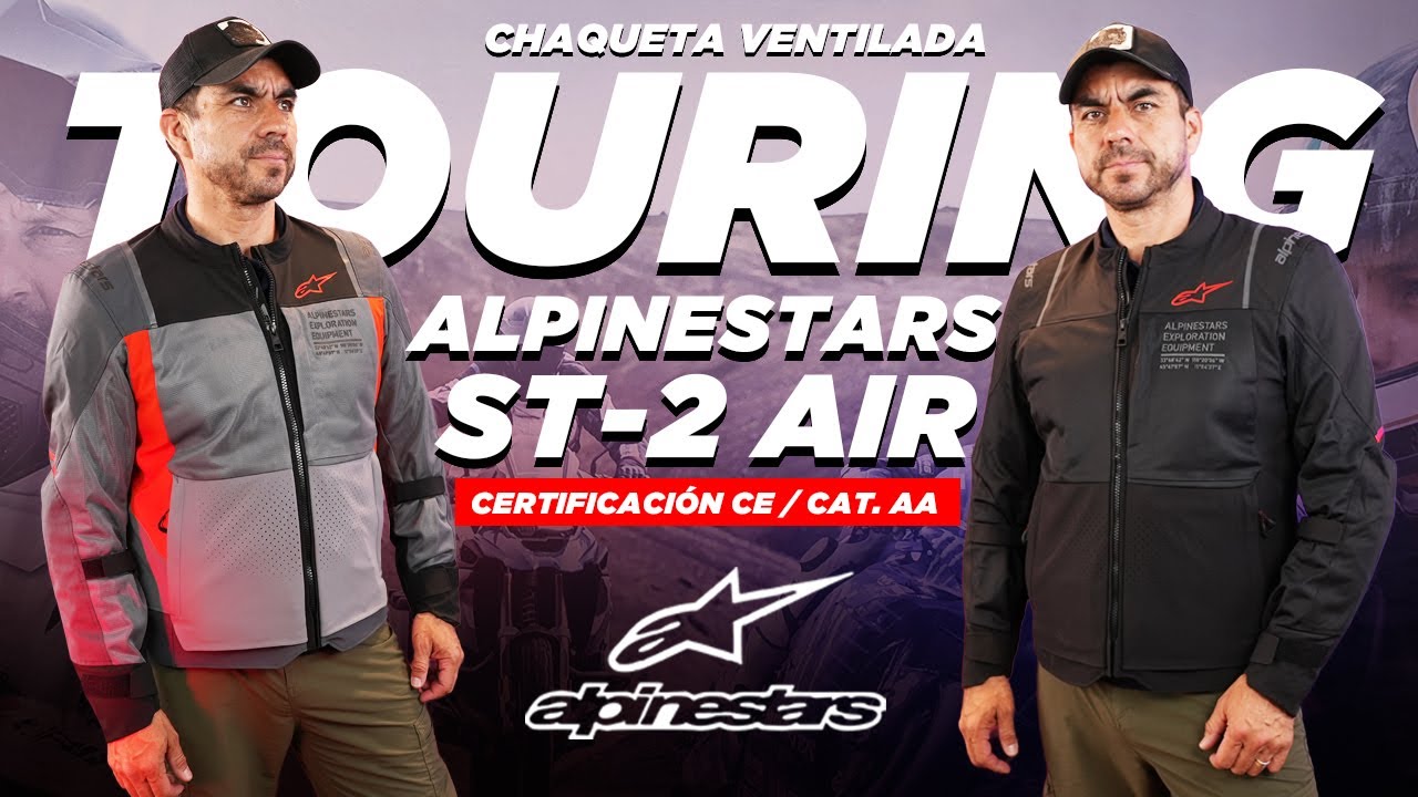 ALPINESTARS ST-2 AIR / CHAQUETA TOURING VENTILADA. Disponible en motomundi.cl
