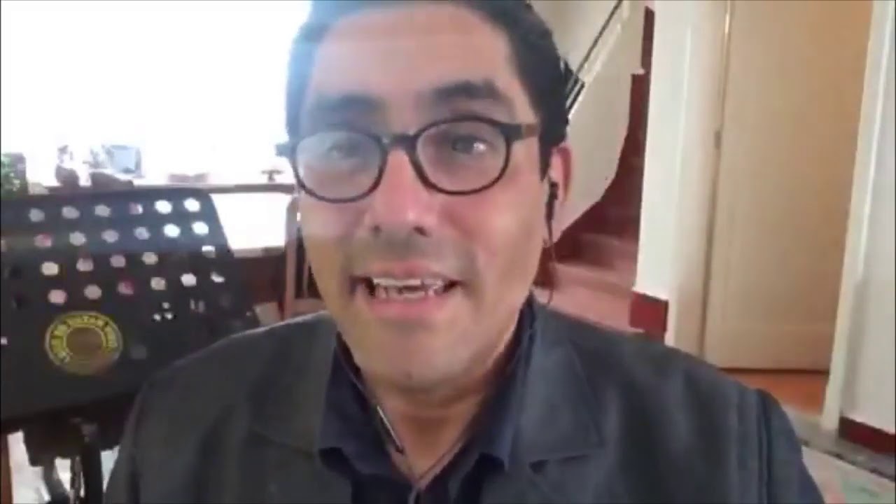 Juan Navarro desde su espacio