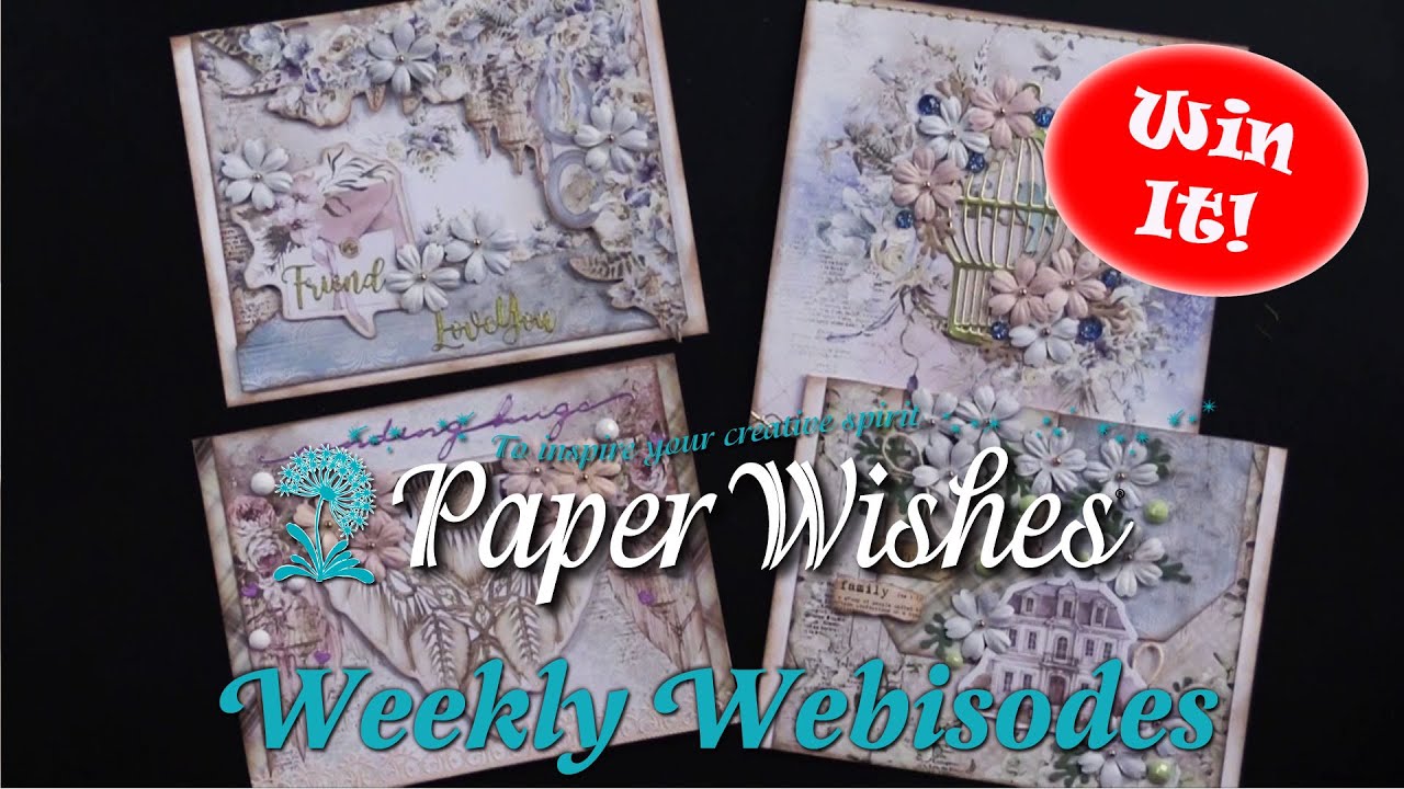 4 Artsy Cards Using Bohemian Heart Collection by Prima