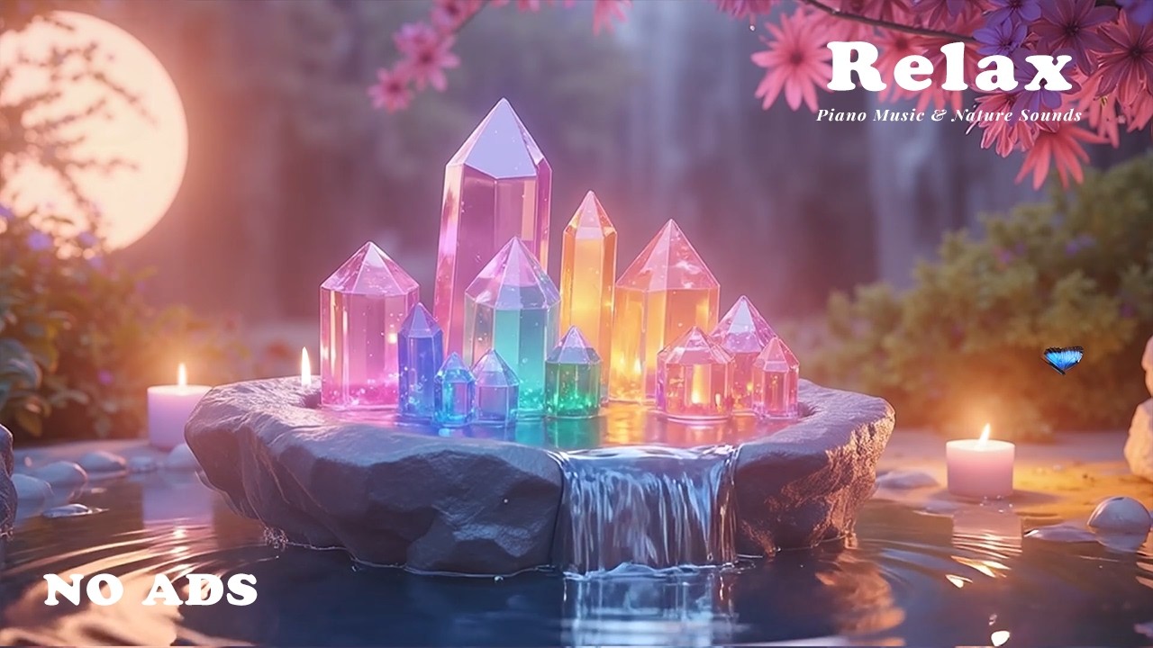 Soft Piano with Natural Water Ambience 🌿 Ease Anxiety, Heal Emotions & Deep Rest Tonight