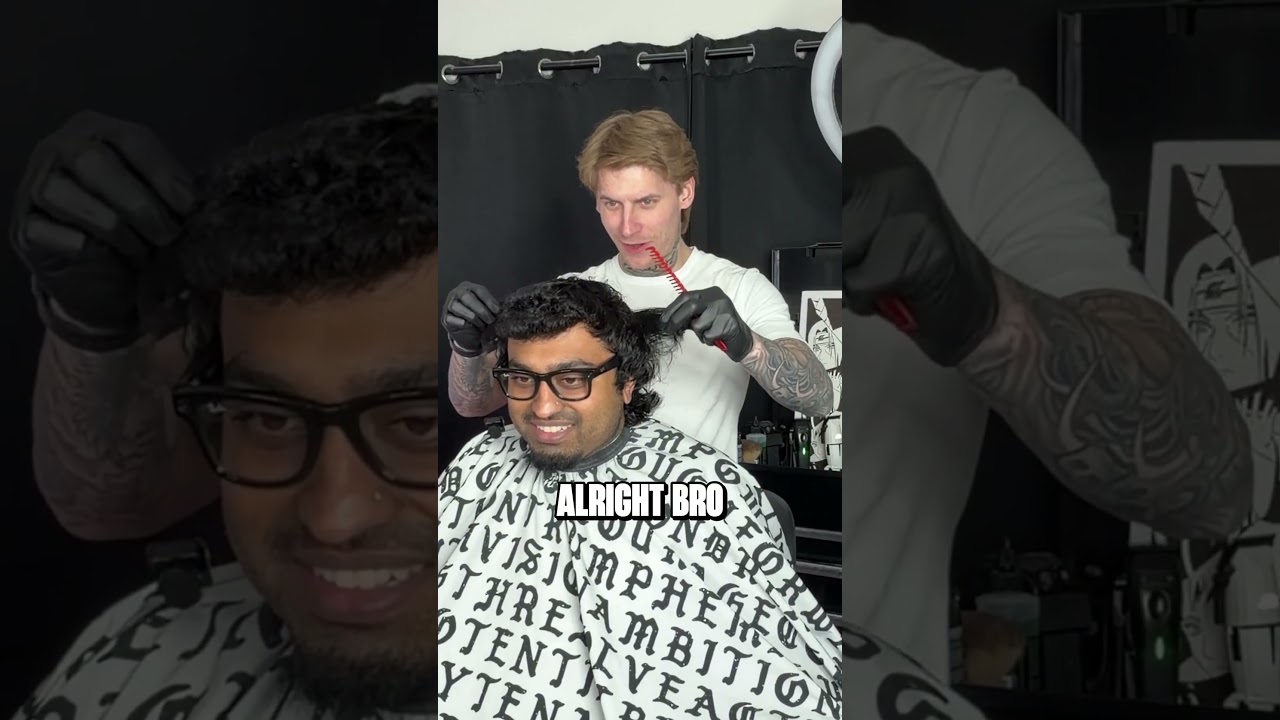 Why He Pays $100 For A Haircut 💸 (High Taper Mullet)