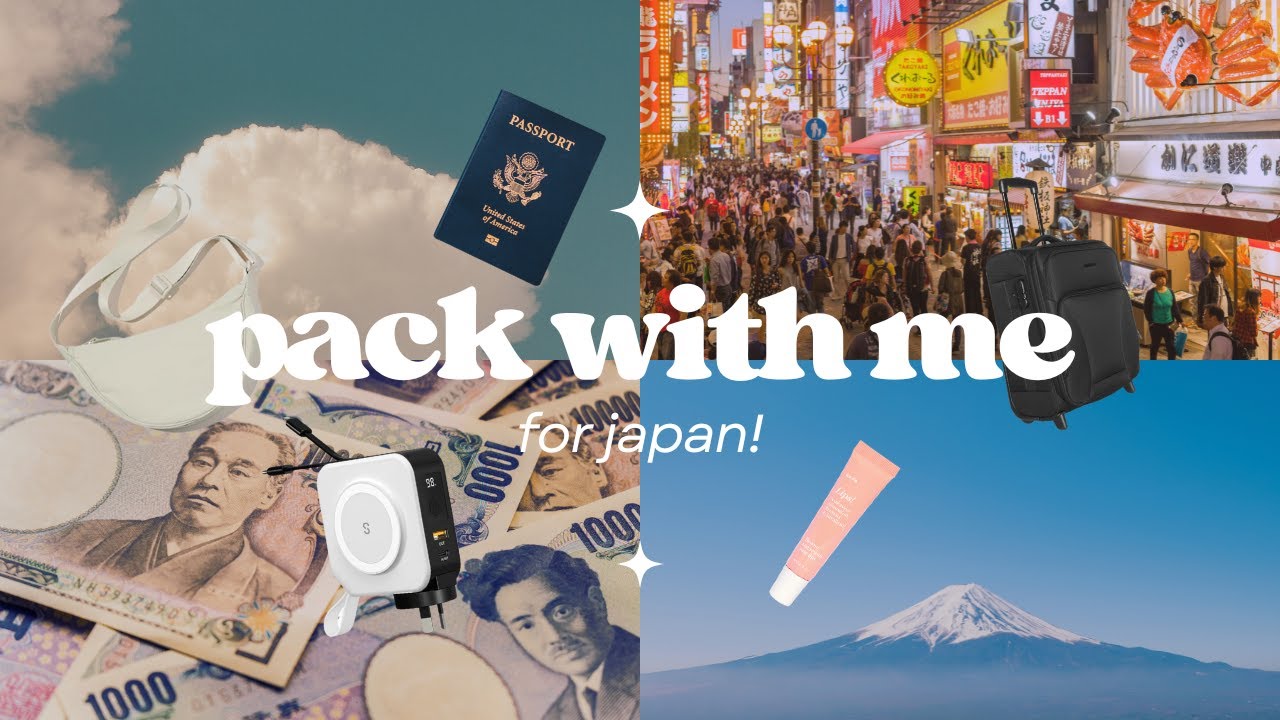 pack with me for tokyo japan! | what's in my suitcase (chaotic, over packer edition) ✮⋆˙